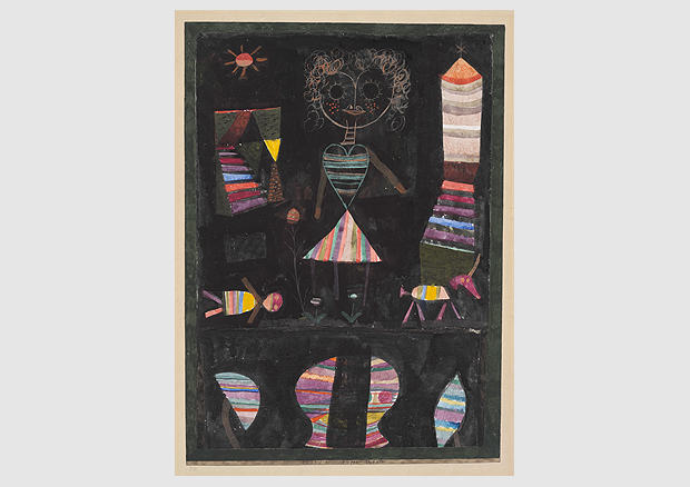 Paul Klee, Puppen theater, 1923, 21, Aquarell auf Grundierung auf Papier auf Karton, 52 x 37,6 cm, Zentrum Paul Klee, Bern - 