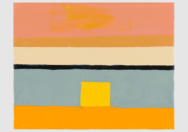 Etel Adnan, Ohne Titel / Sans titre / Untitled, 2010, Öl auf Leinwand / Huile sur toile / Oil on canvas, 24 x 30 cm, Courtesy the artist and Sfeir-Semler Gallery, Hamburg / Beirut - 
