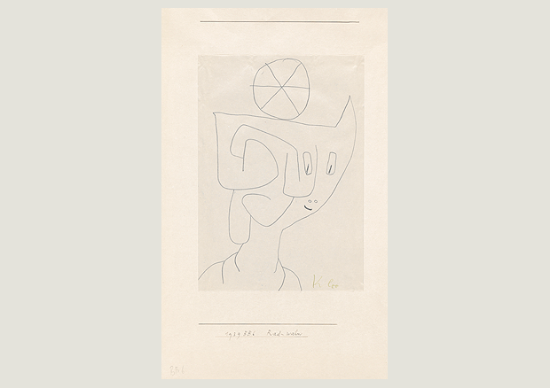 Paul Klee, Rad-wahn, 1939, 526, Bleistift auf Papier auf Karton, 29,7 x 20,9 cm, Zentrum Paul Klee, Bern, Schenkung Livia Klee - 