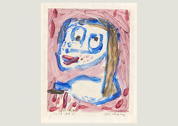 Paul Klee, Dérangement, 1939, 805, couleur à la colle sur papier sur carton, 26,9 x 21,4 cm, Zentrum Paul Klee, Berne, Donation Livia Klee - 